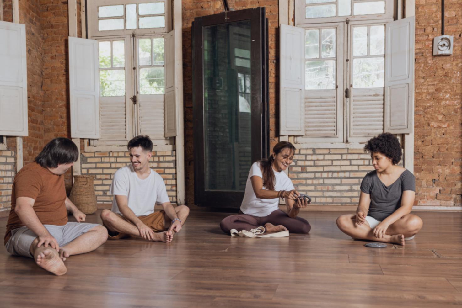 Ambiente rilassante per la meditazione guidata